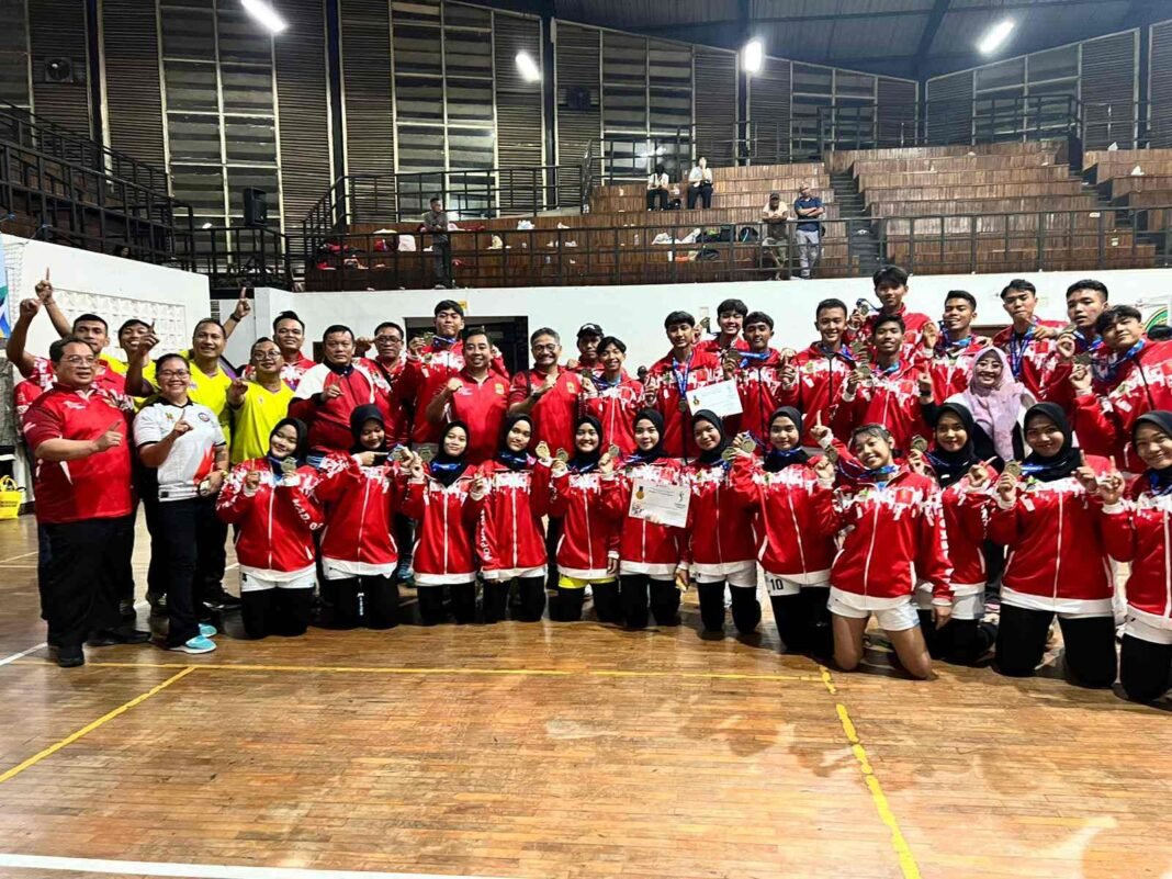 Kabupaten Bekasi Sukses Kawinkan Medali Emas Voli Putra dan Putri di Popda Jabar 2025