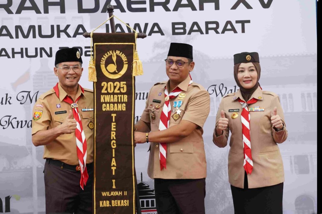 Prestasi Gemilang, Kabupaten Bekasi Boyong Dua Penghargaan di Musda XV Pramuka Jabar 2025