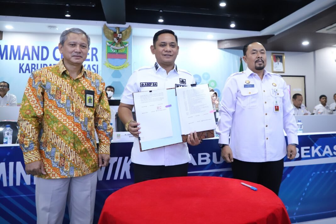 Pemkab Bekasi Teken PKS Optimalisasi Pemungutan Pajak Pusat dan Daerah