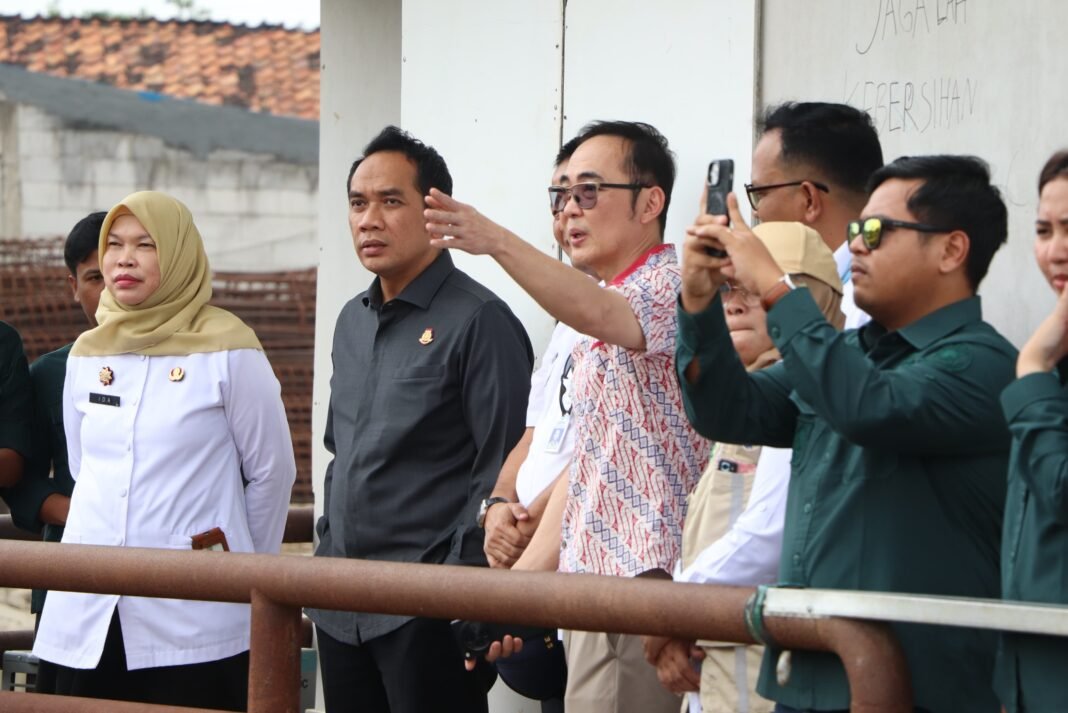 Tingkatkan Transparansi, Pemkab Bekasi Bersama Kejari Tinjau Pembangunan Bendung BSH-0