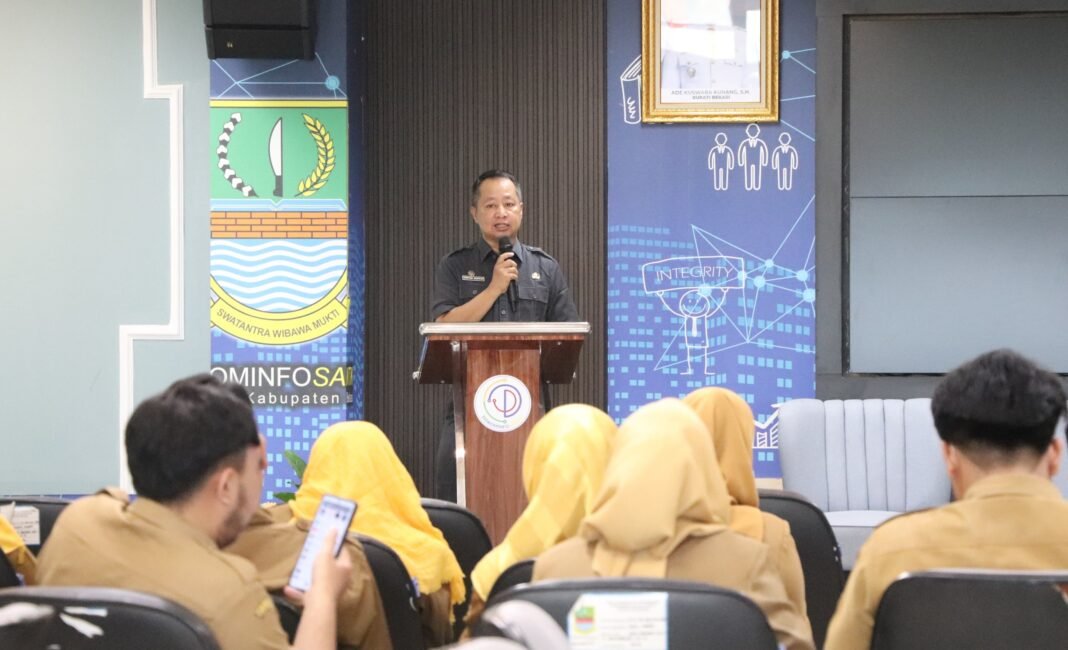 Diskominfosantik Evaluasi Tingkat Kematangan Penyelenggaraan Statistik Sektoral Daerah