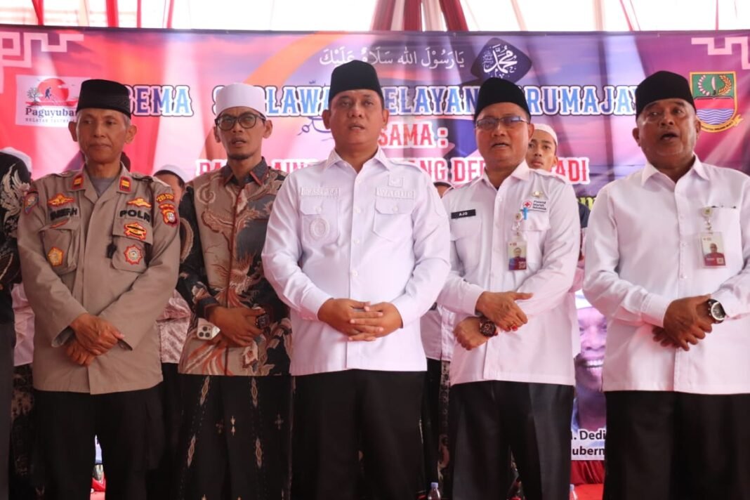 Lewat Gema Sholawat Nelayan Tarumajaya, Wabup Asep Tegaskan Komitmen pada Pendidikan dan Kesehatan