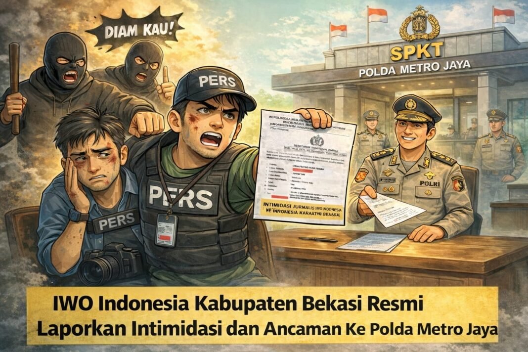 IWO Indonesia Kabupaten Bekasi Resmi Laporkan Intimidasi dan Ancaman Ke Polda Metro Jaya