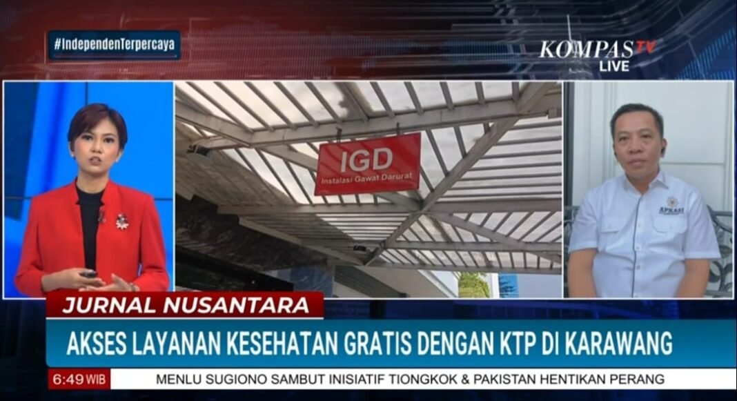 Karawang Tampil di TV Nasional, Bupati Aep Beberkan Keberhasilan Layanan Kesehatan Gratis